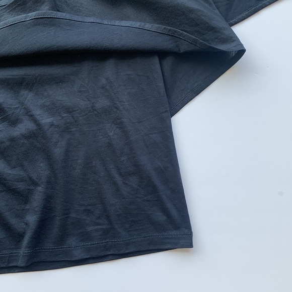 COS Longsleeve Peplum Pullover Top Black Small - Picture 4 of 9